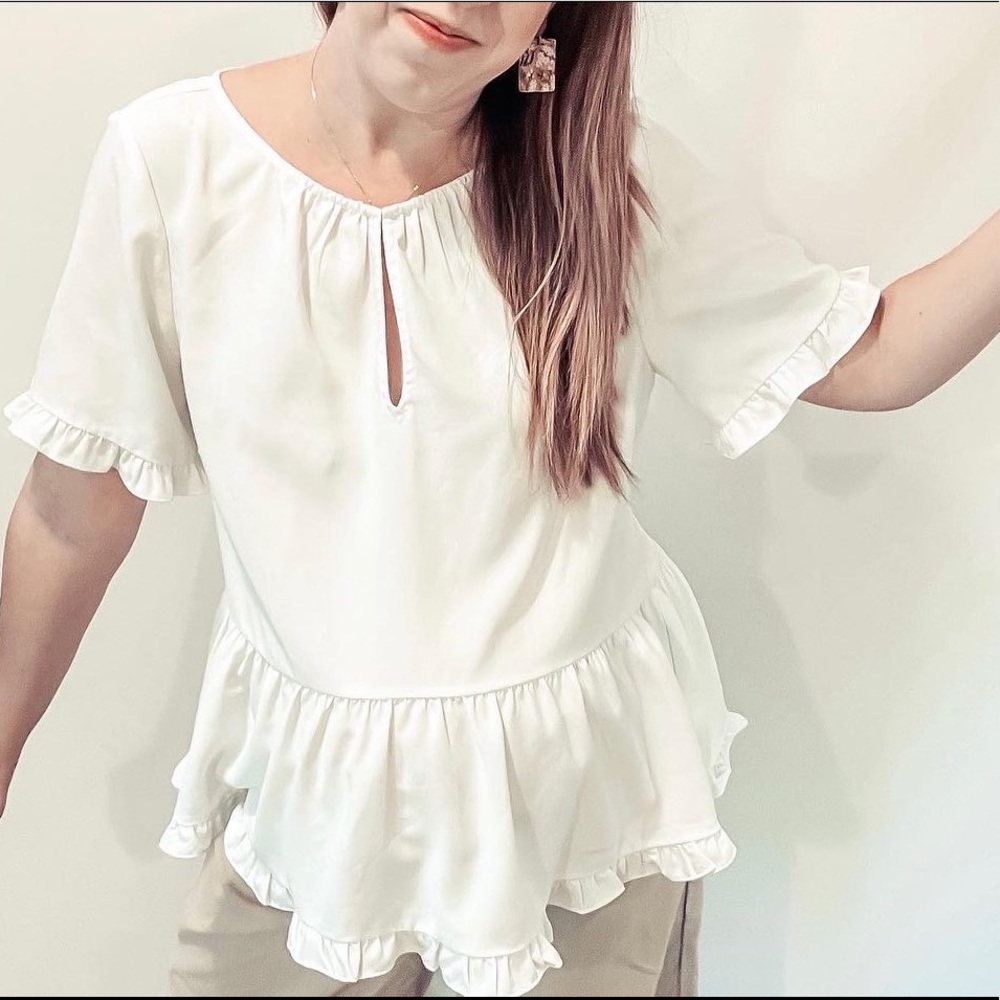 Madewell Ruffle Top